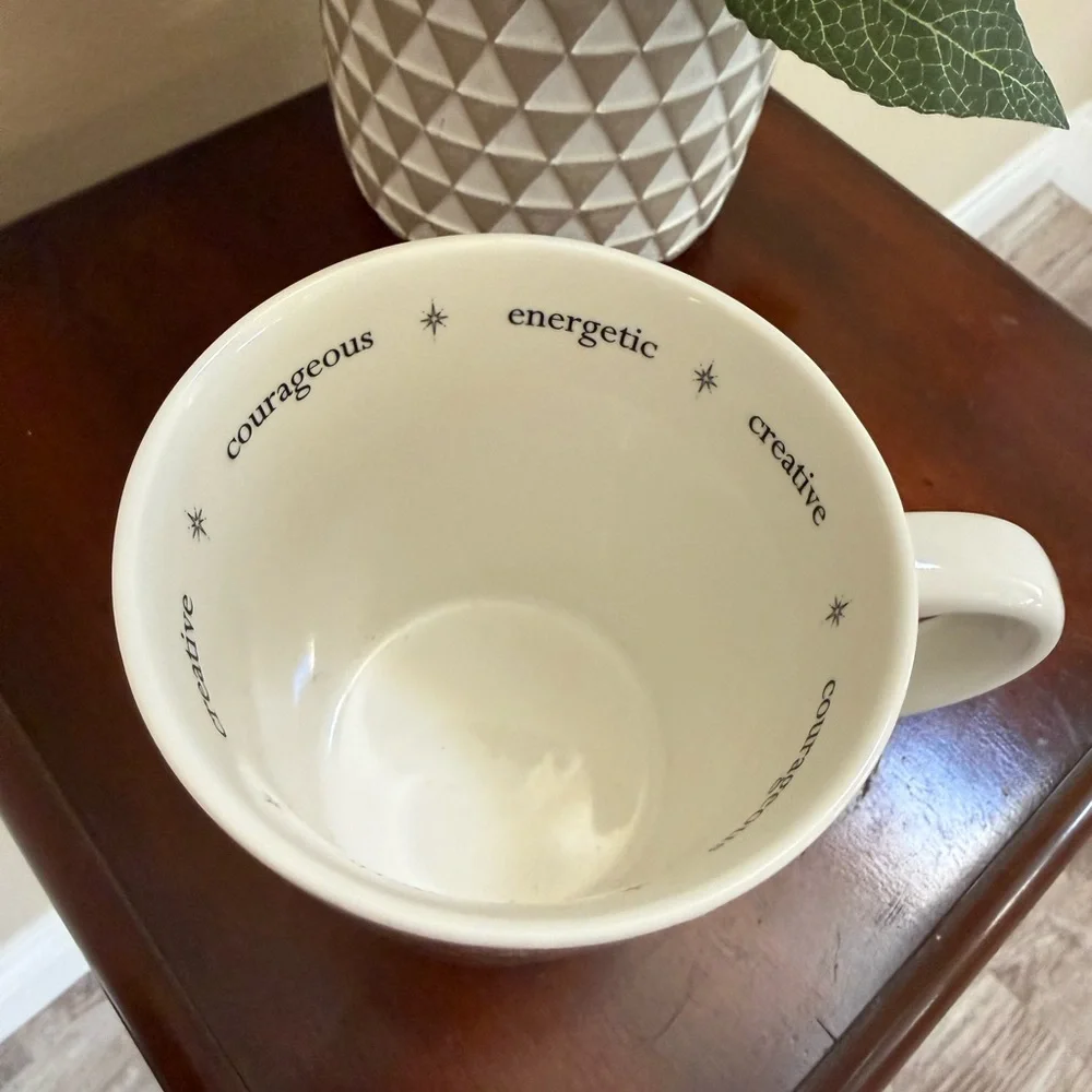 Williams Sonoma Leo Zodiac Oversized Porcelain Coffee Mug